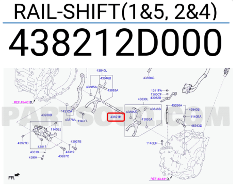 Vites Mil (1 5 2 4) Orjinal | 438212D000