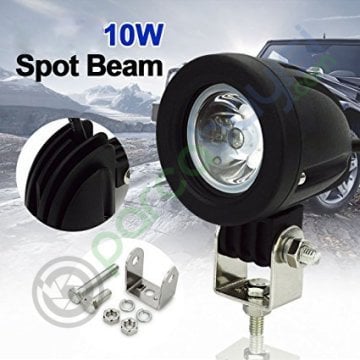 10W Cree Led Sis Spot Işığı Offroad Sis Işık Beyaz 12V-24V Su Geçirmez