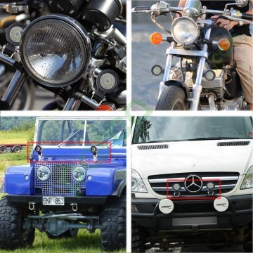 10W Cree Led Sis Spot Işığı Offroad Sis Işık Beyaz 12V-24V Su Geçirmez