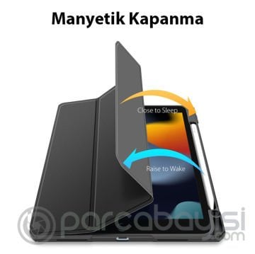 Dux Ducis iPad 10.2 2022 Kılıf Toby Series Kalem Yerli Manyetik Kapaklı Kılıf
