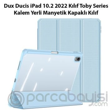 Dux Ducis iPad 10.2 2022 Kılıf Toby Series Kalem Yerli Manyetik Kapaklı Kılıf