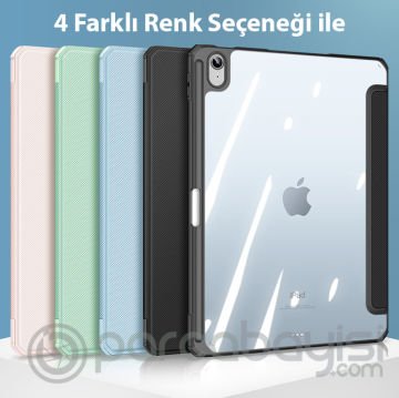 Dux Ducis iPad 10.2 2022 Kılıf Toby Series Kalem Yerli Manyetik Kapaklı Kılıf