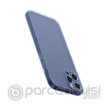 Baseus Simple Case İPhone 12 Pro Max 6.7 İnce Şeffaf Silikon Kılıf