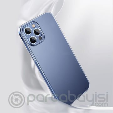 Baseus Simple Case İPhone 12 Pro Max 6.7 İnce Şeffaf Silikon Kılıf