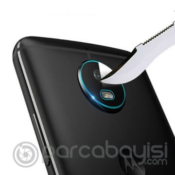 Motorola Moto E5 Yüksek Çözünürlüklü Kamera Lens Koruma Camı