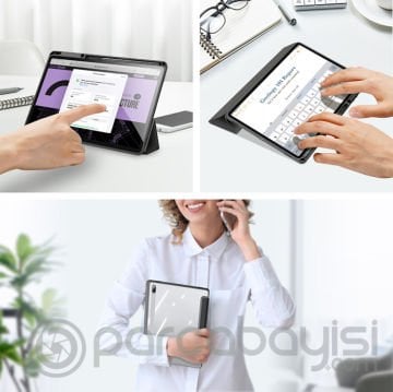 Dux Ducis SM Galaxy Tab S8-S7 Kılıf Toby Series Manyetik Kapaklı Kılıf (X700-X706)-(T870-T875-T876B)