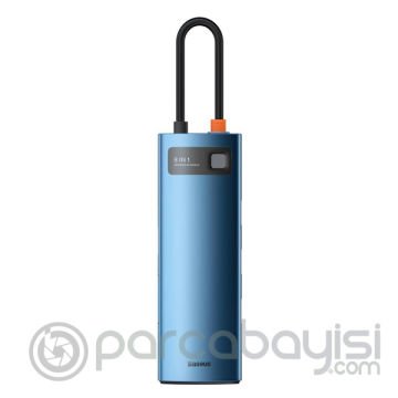 Baseus Metal Gleam Series 8in1 Type-C HUB Adaptör Çoklayıcı