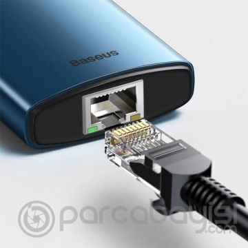 Baseus Metal Gleam Series 8in1 Type-C HUB Adaptör Çoklayıcı