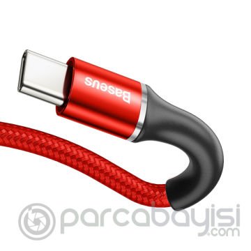 Baseus halo USB Type-C 3A Hızlı Şarj 0.25CM Kısa Power Bank için Şarj Kablosu
