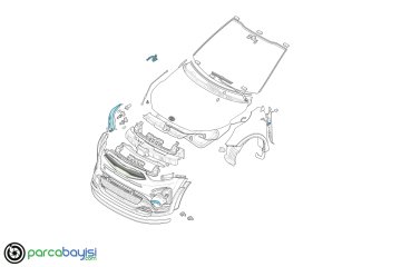 Kia  Stonic Ön Kaput Menteşe Sol Orjinal | 79110H8400