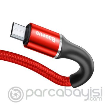Baseus halo Mikro Usb 3A Hızlı Şarj 0.25CM Kısa Power Bank için Şarj Kablosu