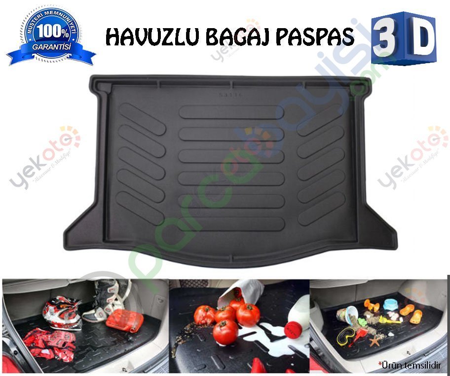 Nissan Qashqai 2007-2014 Bagaj Paspası Havuzu 1.Kalite