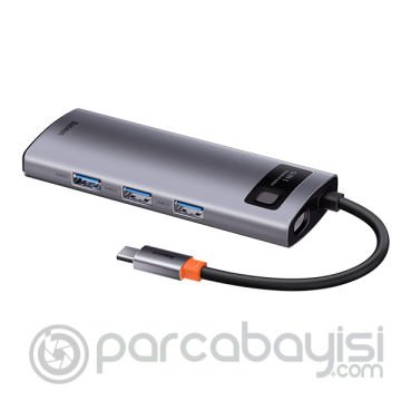 Baseus Metal Gleam Series 5in1 Type-C HUB Adaptör Çoklayıcı