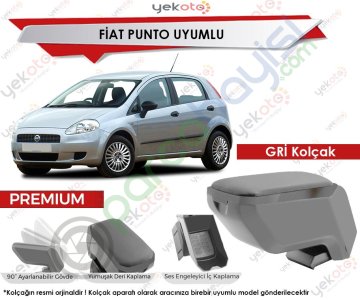 Fiat Punto Uyumlu Gri Kolçak Kol Dayama Ultra Kaliteli