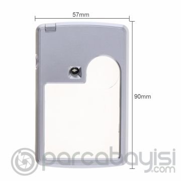 Ally 4b-3 Mini İnce 3x6x2 Mini Led Işıklı Büyüteç