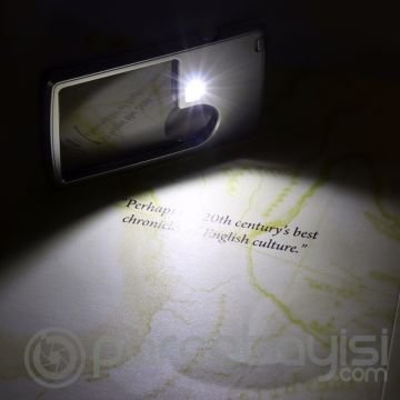 Ally 4b-3 Mini İnce 3x6x2 Mini Led Işıklı Büyüteç