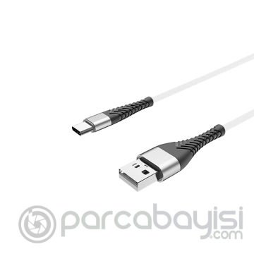 Ally Usb Type-C 3.0a Hızlı Şarj Usb Kopmaz 1 Metre Kablo