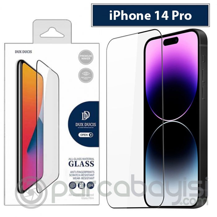 Dux Ducis iPhone 14 Pro 6.1 Full Kaplama Cam Ekran Koruyucu
