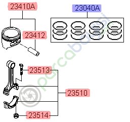 Sekman Takımı Kia Pıcanto Orjinal | 2304002960