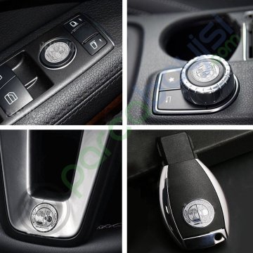 Amg Affalterbach Anahtarlık Direksiyon Panel Logosu 3D Metal Logo Sticker