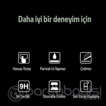 Ally OPPO Realme C21 Full Glue-Tempered Cam Ekran Koruyucu