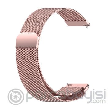 20MM Gear S3 Watch 4 -GT2 GT2E 42MM Kayış,Kordon Metal Milano Loop
