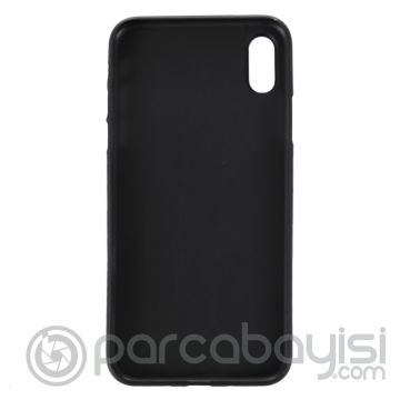 İphone X Xs Carbon Fiber Dokulu Yumuşak Pc Kılıf