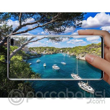 Gor Sm Galaxy Note 10+ Plus 3d Kavisli Full Kaplama Darbe Emici Ekran Koruyucu 2 Adet Set
