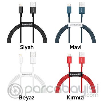 Baseus Superior Series USB to Lightning  iPhone Hızlı Şarj Kablosu 2 Metre 2.4A
