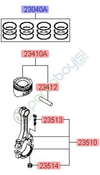 Hyundai - Kia Sekman Takımı Std Orjinal | 2304026002