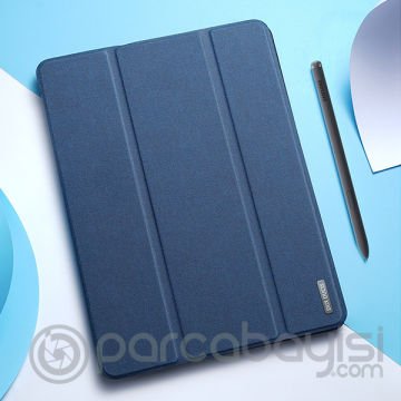 DUX DUCİS SM Tab S6 Lite (P610-P615) Kılıf Kalem Yerli Soft Tpu Mıknatıslı Domo Series Kılıf
