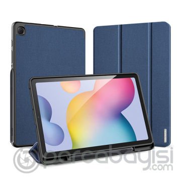 DUX DUCİS SM Tab S6 Lite (P610-P615) Kılıf Kalem Yerli Soft Tpu Mıknatıslı Domo Series Kılıf