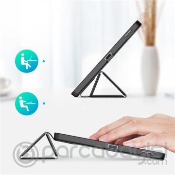 DUX DUCİS SM Tab S6 Lite (P610-P615) Kılıf Kalem Yerli Soft Tpu Mıknatıslı Domo Series Kılıf