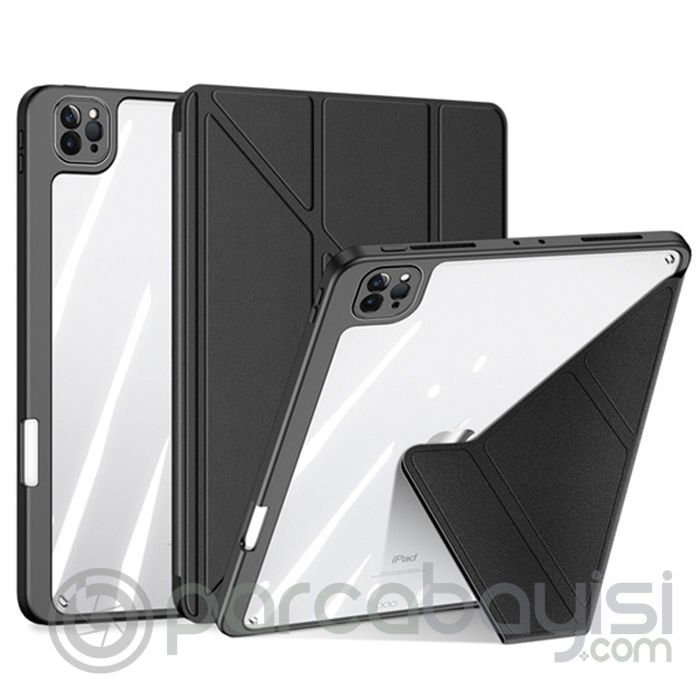 Dux Ducis iPad Pro 11 2022-2021-2020-2018 Kılıf Magi Series Kalem Tutuculu Uyku Modlu Kapaklı Kılıf
