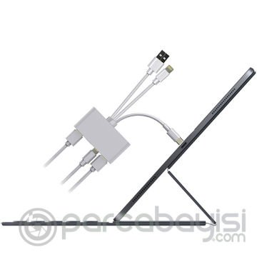 ALLY 3 İN1  İPhone+Usb C+ Usb A Kamera Okuyucu Kart Okuyucu