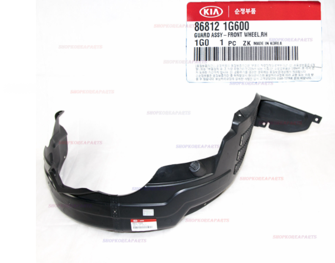 Kia Rio Ön Çamurluk Davlumbaz Sağ Orjinal | 868121G600