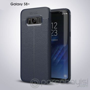Ally Galaxy S8 Plus Litchi Tam Koruma Soft Silikon Kılıf