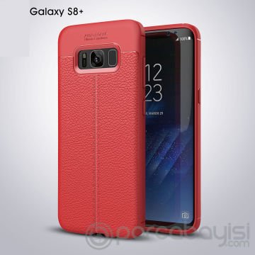 Ally Galaxy S8 Plus Litchi Tam Koruma Soft Silikon Kılıf