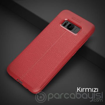 Ally Galaxy S8 Plus Litchi Tam Koruma Soft Silikon Kılıf