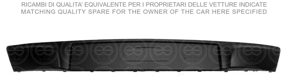 TAMPON BANDI ÖN ORTA SİYAH OPEL CORSA D 2011-2014 | 13344501 | 13344501