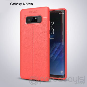 Ally Galaxy Note 8 Litchi Tam Koruma Soft Silikon Kılıf