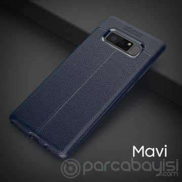 Ally Galaxy Note 8 Litchi Tam Koruma Soft Silikon Kılıf
