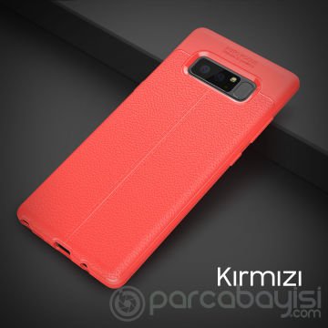 Ally Galaxy Note 8 Litchi Tam Koruma Soft Silikon Kılıf