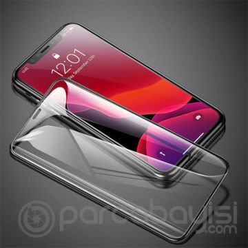 Baseus İPhone 11-6.1 İPhone XR 3D full Tempered Cam Ekran Koruyucu 2 adet