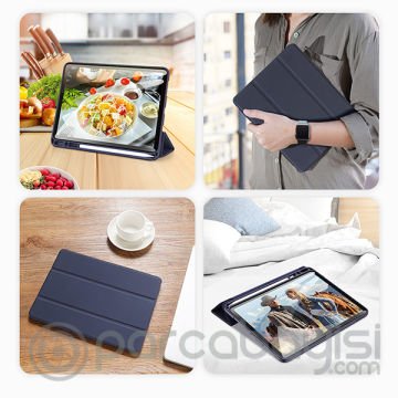 DUX DUCİS iPad Air 4 10.9 Kılıf Kalem Yerli Soft Tpu Mıknatıslı Osom Series
