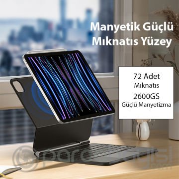 Dux Ducis iPad Pro 11 2022-2021-2020-2018-Air 4-5 MK Series Bluetooth Klavye Touchpad Kılıf