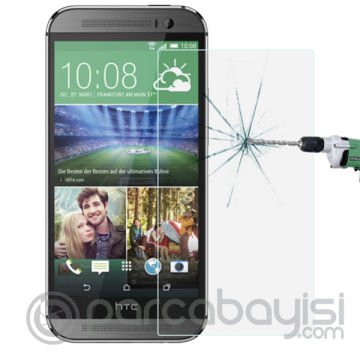 Htc One M9 Tempered Kırılmaz Cam Ekran Koruyucu