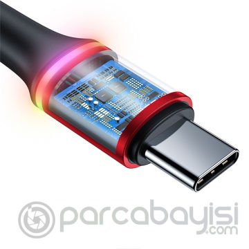 Baseus halo USB Type-C 40W Flash Şarj 0.50CM Kısa USB Şarj Kablosu