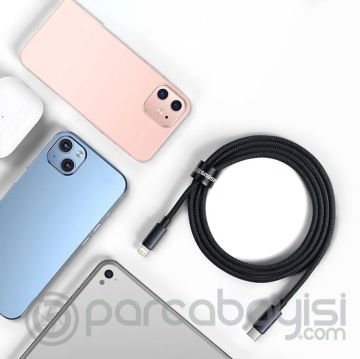 Baseus Minimalist Series 20W Type-C to iPhone Lightning Hızlı Şarj Kablosu 1mt