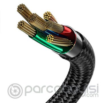 Baseus halo USB Type-C 40W Flash Şarj 1Metre USB Şarj Kablosu